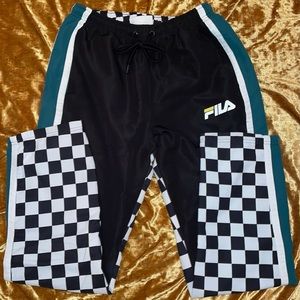 Fila Checkered Track Pants